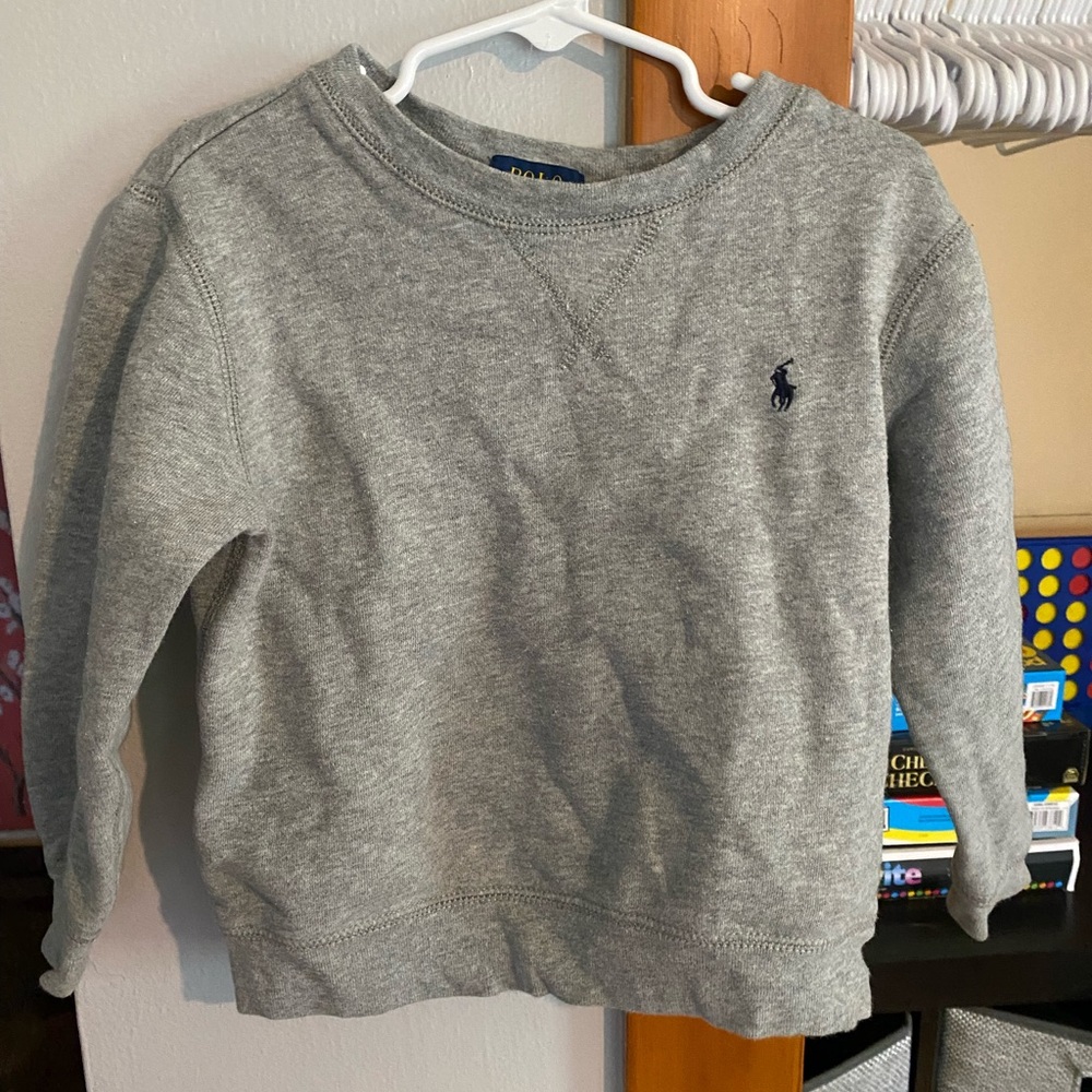 Toddler polo crew neck